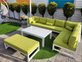 Załaduj obraz do przeglądarki galerii, Zestaw mebli ogrodowych Sevilla 325 x 200 cm + pufa