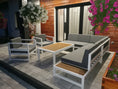 Załaduj obraz do przeglądarki galerii, Zestaw mebli ogrodowych Madera 278 × 233 cm