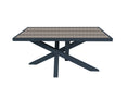 Załaduj obraz do przeglądarki galerii, Stół aluminiowy Krzyżak – Elegancki, nowoczesny i trwały.