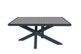 Załaduj obraz do przeglądarki galerii, Stół aluminiowy Krzyżak – Elegancki, nowoczesny i trwały.