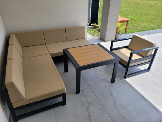 Zestaw mebli ogrodowych Madera 205 x 205 cm