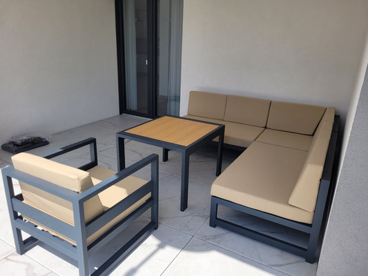 Zestaw mebli ogrodowych Madera 205 x 205 cm