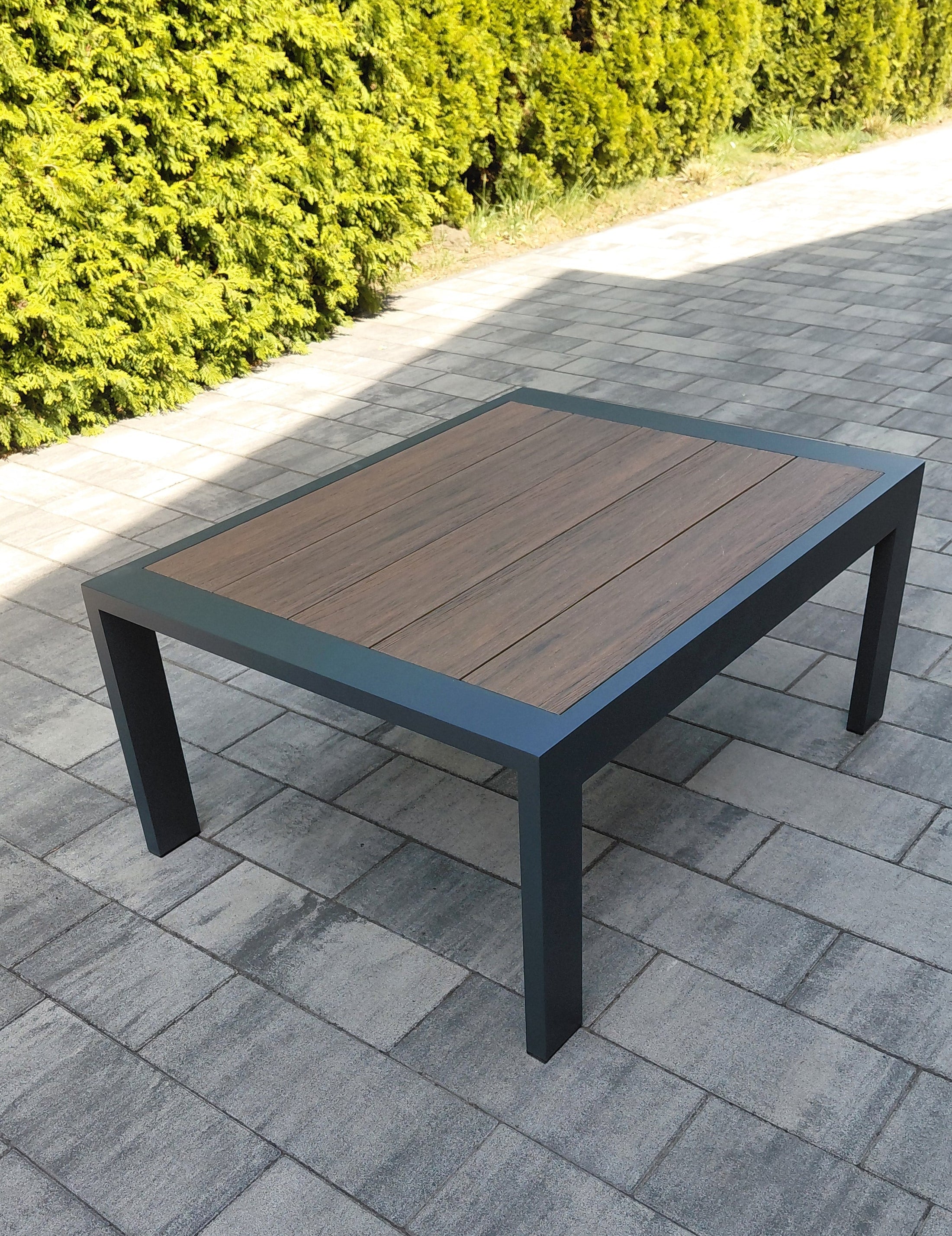 Torino Madera Standard – zestaw mebli ogrodowych (narożnik + stolik kawowy)