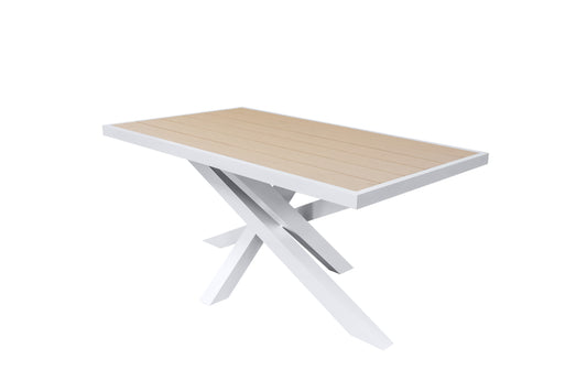 Stół aluminiowy Krzyżak – Elegancki, nowoczesny i trwały.
