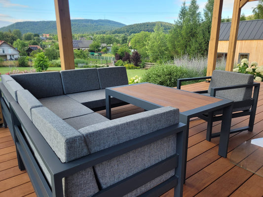 Zestaw mebli ogrodowych Madera 250 × 233 cm