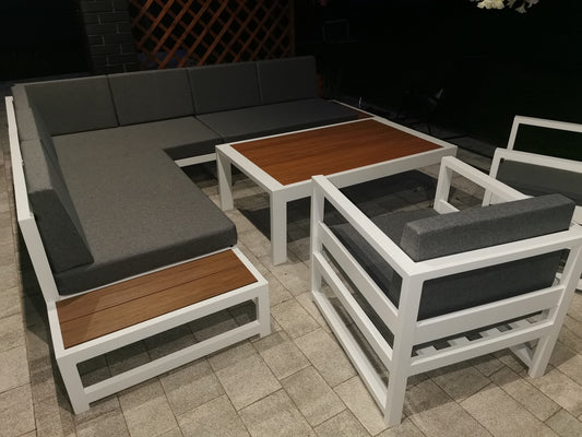 Zestaw mebli ogrodowych Madera 278 × 233 cm