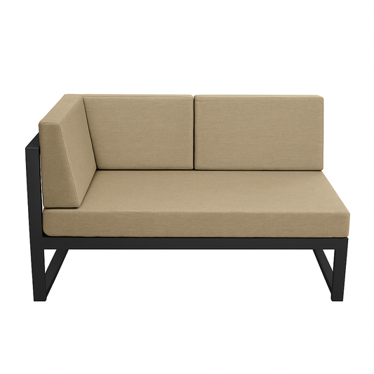 Moduł aluminiowy narożnika 80 cm do zestawu mebli ogrodowych prawy / lewy