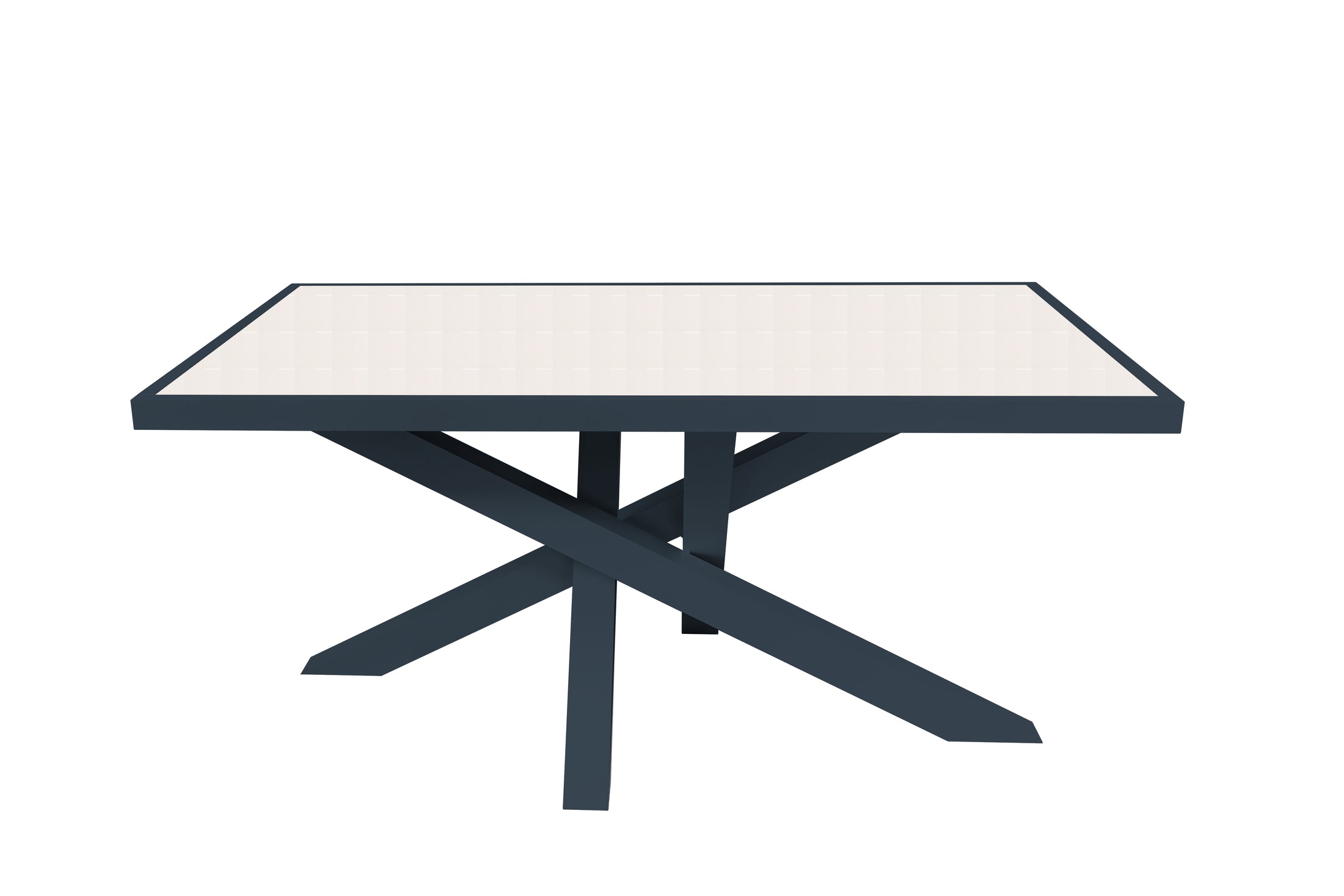 Stół aluminiowy Krzyżak – Elegancki, nowoczesny i trwały.