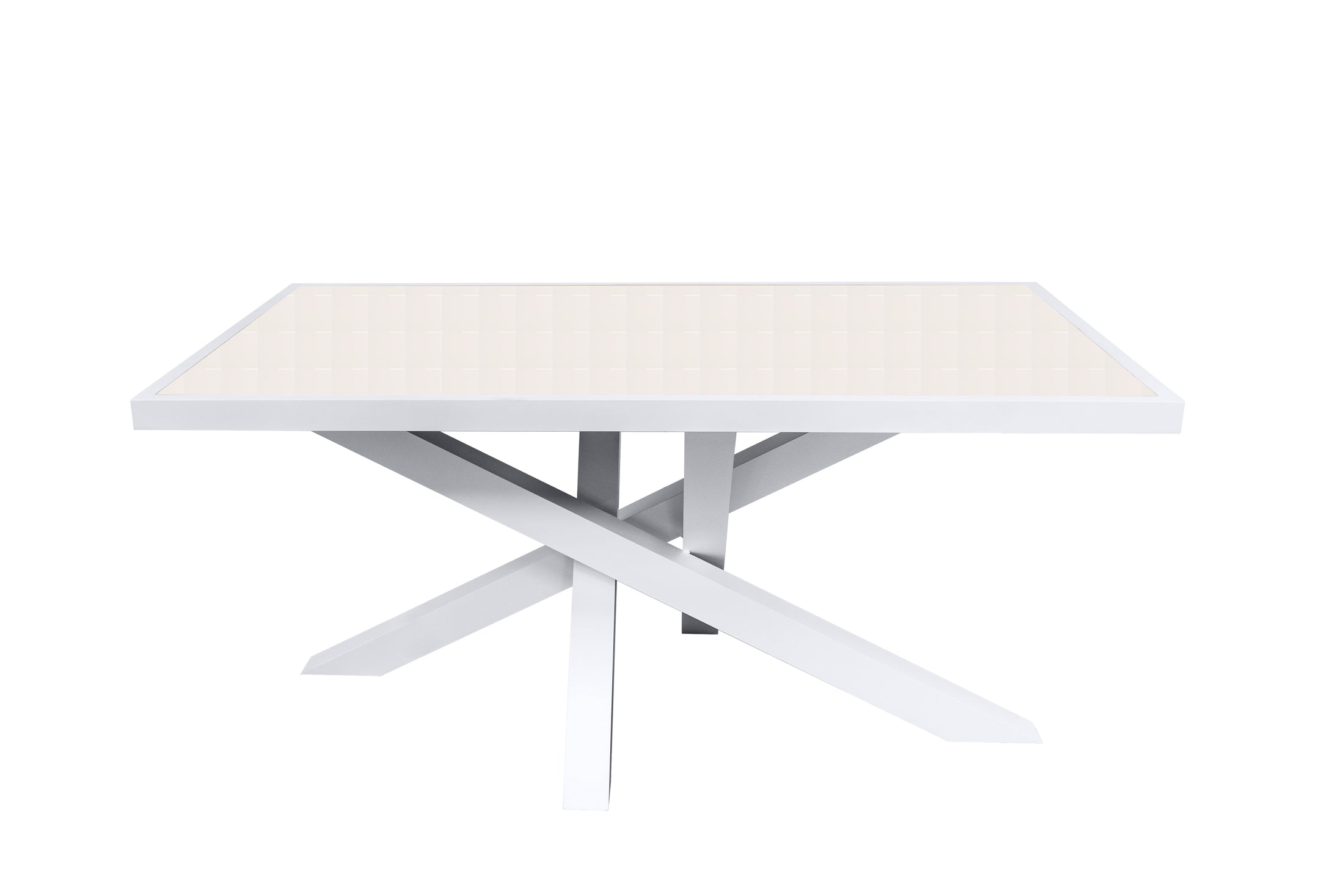 Stół aluminiowy Krzyżak – Elegancki, nowoczesny i trwały.